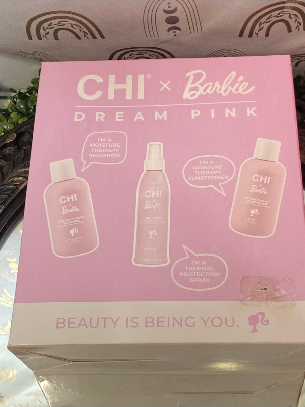 CHI x Barbie Dream Pink Moisture Therapy Set - Pink